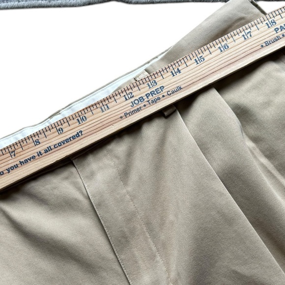 L.L. Bean men’s size 36 x 32 classic fit khaki dress pants. - Picture 3 of 5